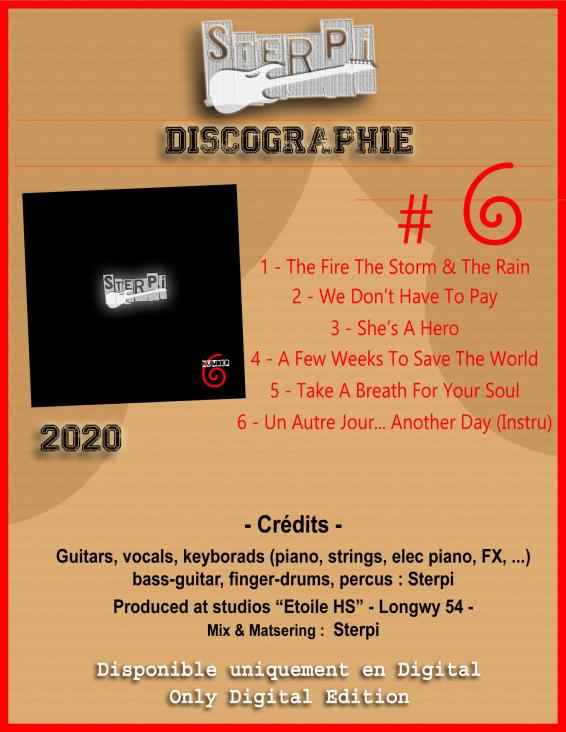Discographie 2020 number 6
