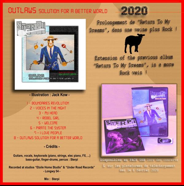 Discographie 2020 outlaws copie